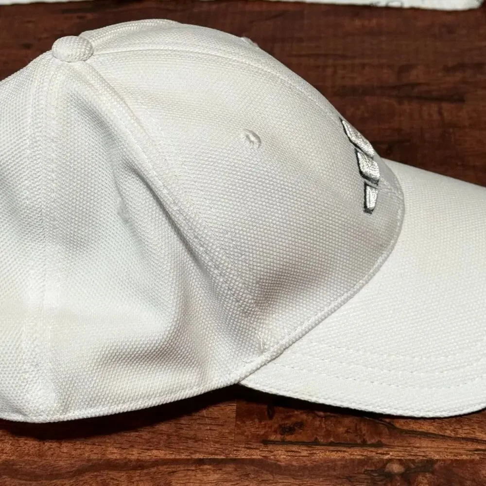 Adidas White Climalite Hat small/ Medium